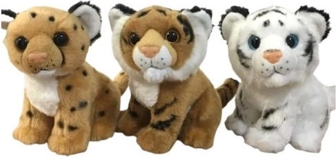 Tigre bianco o ghepardo marrone 16 cm