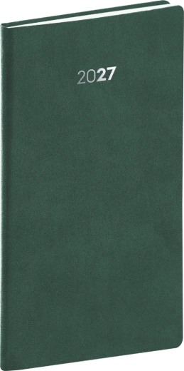 Diario tascabile Notique Balakon 2027 verde 9 × 15,5 cm