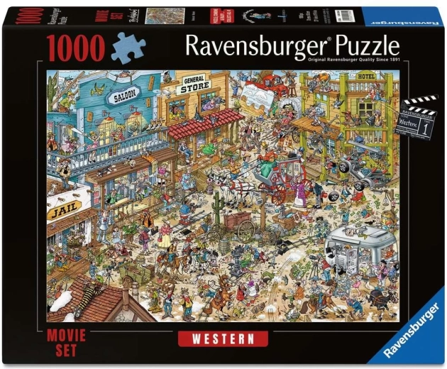 Ravensburger Puzzle set cinematografico Western 1000 pezzi
