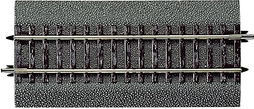 Roco Line binario dritto con massicciata