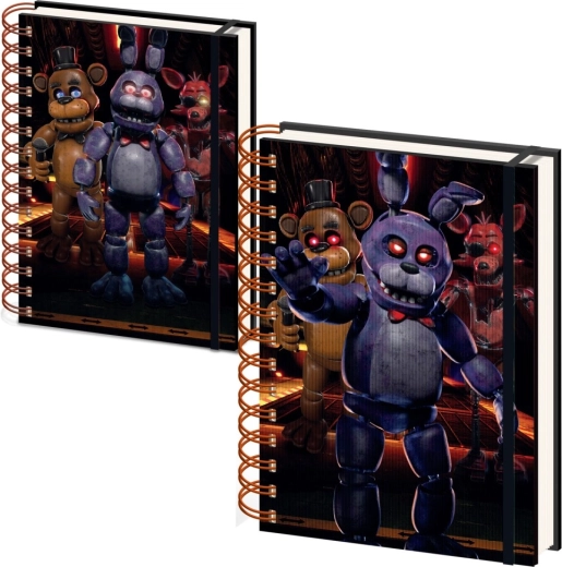 Five Nights At Freddy’s Blocco A5 con spirale 3D Jump