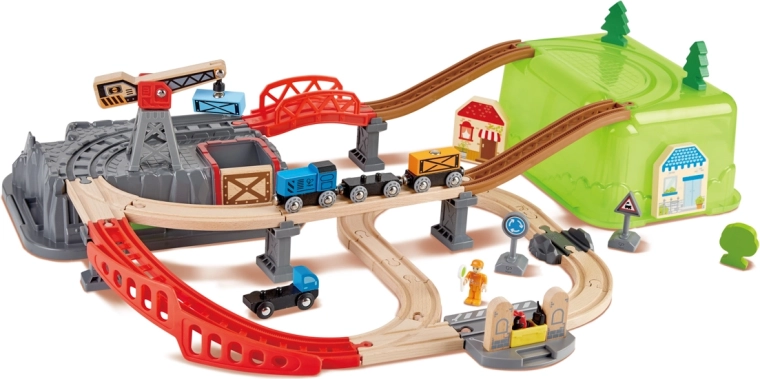 Pista ferroviaria con box gioco
