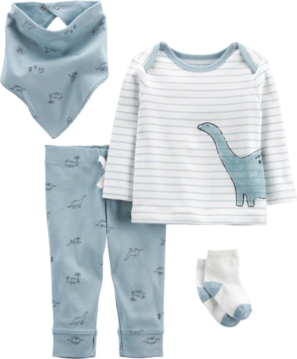 Set Carter's 4 pezzi Blue Dino per ragazzi, taglia 46 – PRO, taglia 46