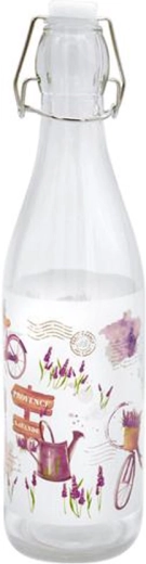 Bottiglia in vetro con chiusura a clip TORO 540 ml – lavanda