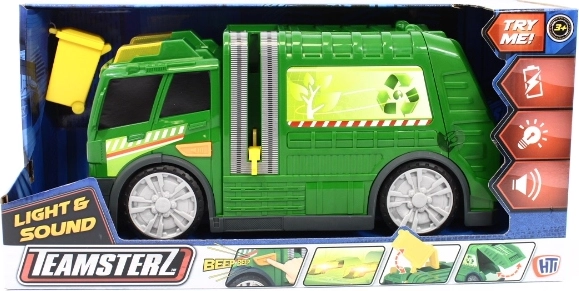 Camion della spazzatura Teamsterz con luci e suoni