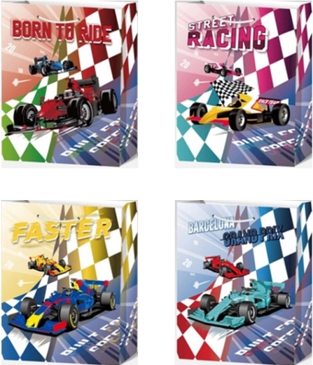 Borsa regalo L per ragazzi – mix di fantasie