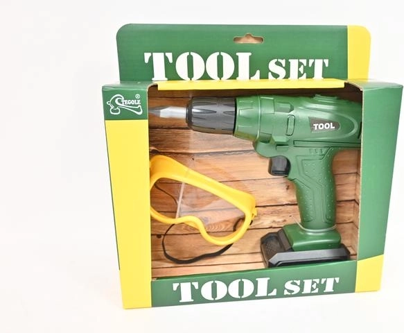Trapano giocattolo a frizione per bambini con occhiali protettivi T1811D