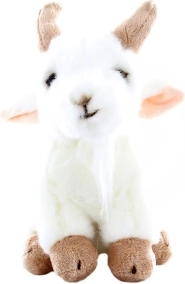Capra di peluche 18 cm ecologica