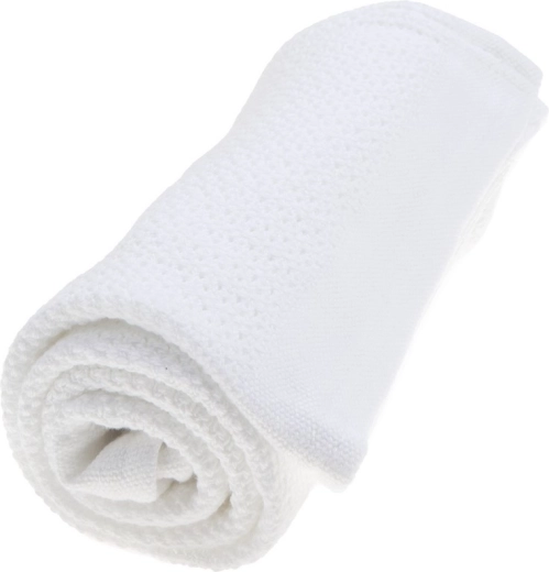 Coperta Vinter & Bloom Soft Grid Organic bright white