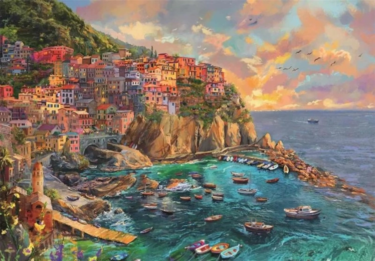 Clementoni puzzle Manarola dipinta 2000 pezzi
