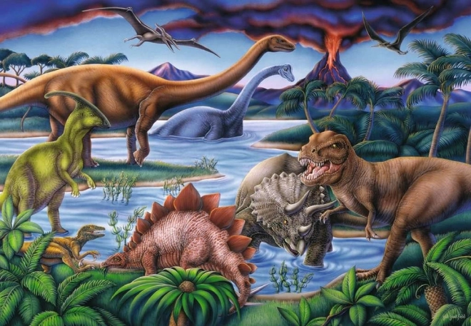 Puzzle dinosauri di Ravensburger - 35 pezzi