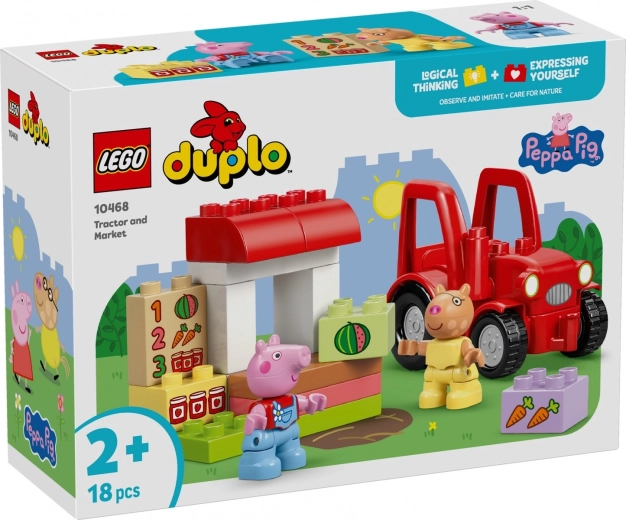 LEGO DUPLO PEPPA PIG trattore e mercato (10468)