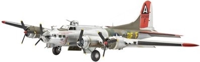 Modello in plastica del bombardiere B-17G Flying Fortress