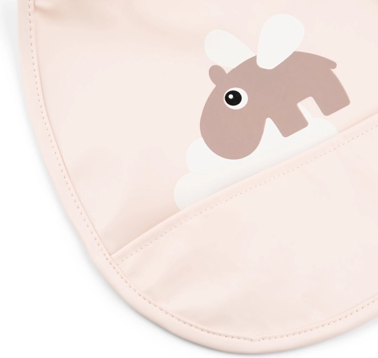 Bavaglini tascabili Done by Deer Tiny Happy clouds rosa – 2 pezzi