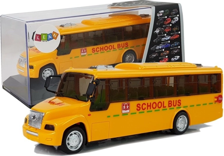 Scuolabus con luci persistenti e suoni, porte apribili