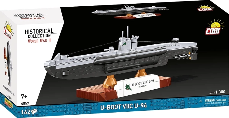 Set di costruzione sottomarino U-BOOT VIIC U-96 1:300 (162 pezzi)