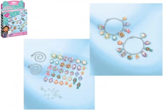 Set creativo per realizzare braccialetti con ciondoli di Gabby's Dollhouse