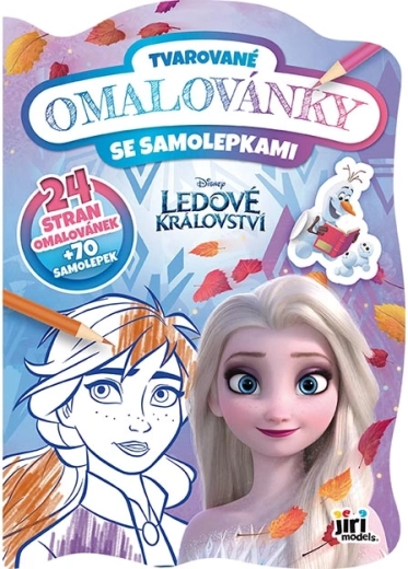 Album da colorare sagomato – Frozen (Il Regno di Ghiaccio)