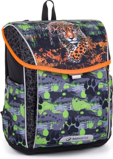 Bagmaster prim 24 b cartella scolastica leopardo