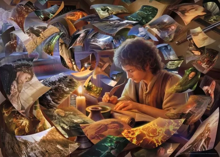 Puzzle Ravensburger Le avventure del coraggioso Frodo 1000 pezzi