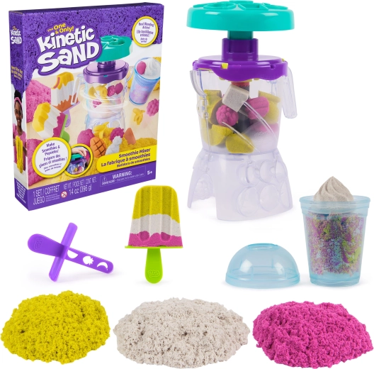 Kinetic Sand smoothie mixer – set creativo con sabbia cinetica
