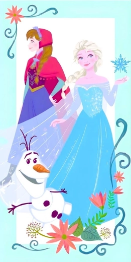 Telo mare Frozen - 1 pezzo