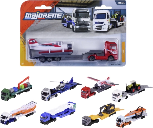 Camion in metallo con semirimorchio - 1 pezzo