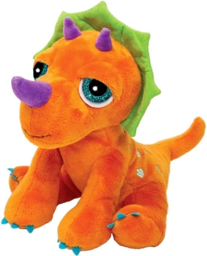 Dinosauro di peluche Triceratops – morbida boa a marionetta