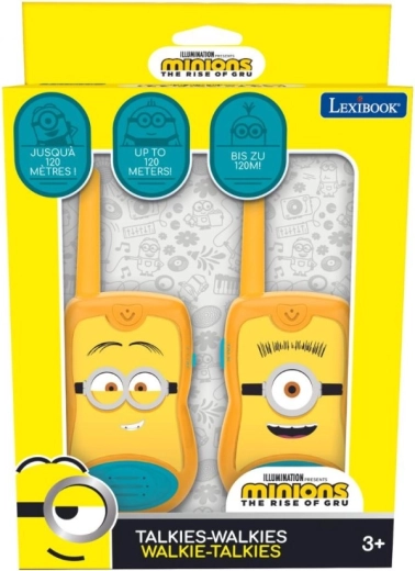 Walkie-talkie per bambini MINIONS con portata di 120 m