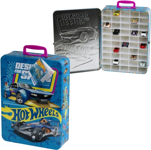 Valigetta in metallo per 50 macchinine HOT WHEELS