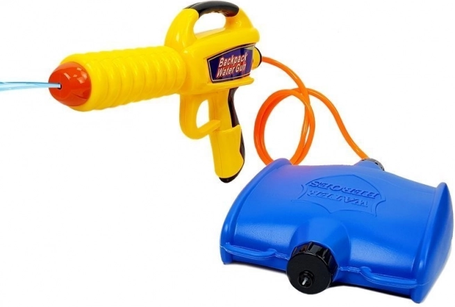 Pistola ad acqua con serbatoio 1080 ml giallo-blu