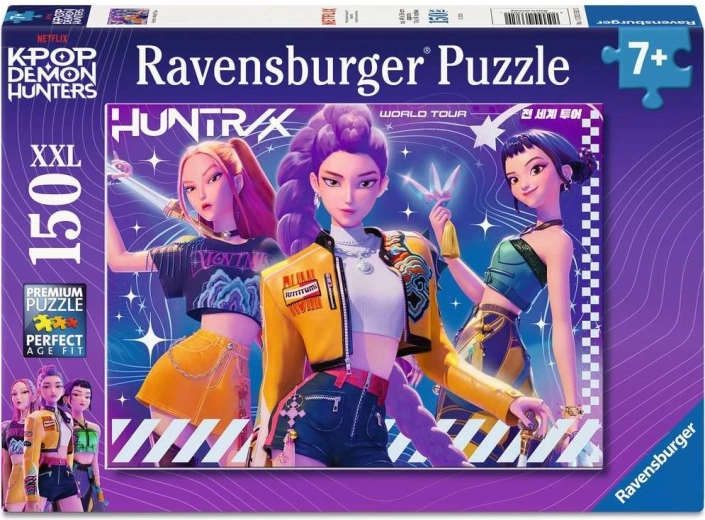 Ravensburger K-pop: Cacciatrici di demoni – tour mondiale, puzzle da 150 pezzi