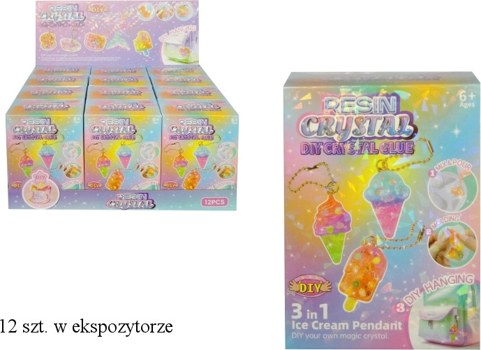 Set creativo per realizzare ciondoli gel in resina