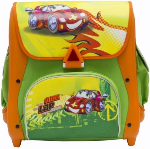 Cartella scolastica Cars 21 l verde-arancione - 1 pezzo