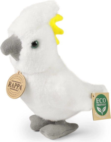 Pappagallo cacatua di peluche 17 cm ECO-FRIENDLY