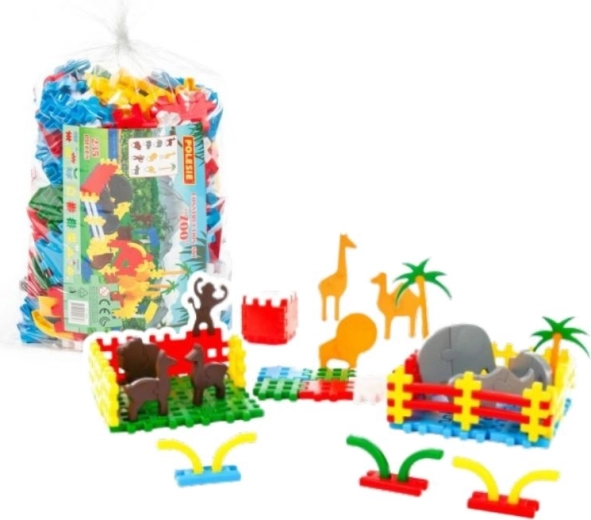 Costruzioni Blok Zoo – set zoo creativo, 235 pezzi