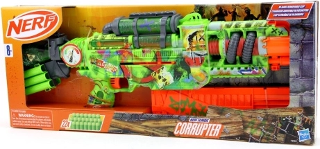Nerf Zombie Corrupter – blaster a dardi con caricatore