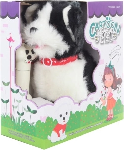 Cagnolino con cavo e controllo