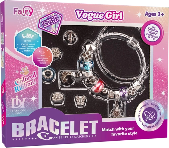 Braccialetti da ragazza con ciondoli – set da 2 pezzi