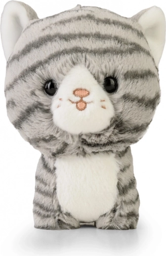 Mascotte di peluche TEDDY PETS – gatto tigrato grigio