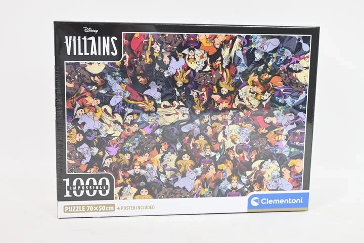 Puzzle Clementoni Impossible cattivi Disney 1000 pezzi