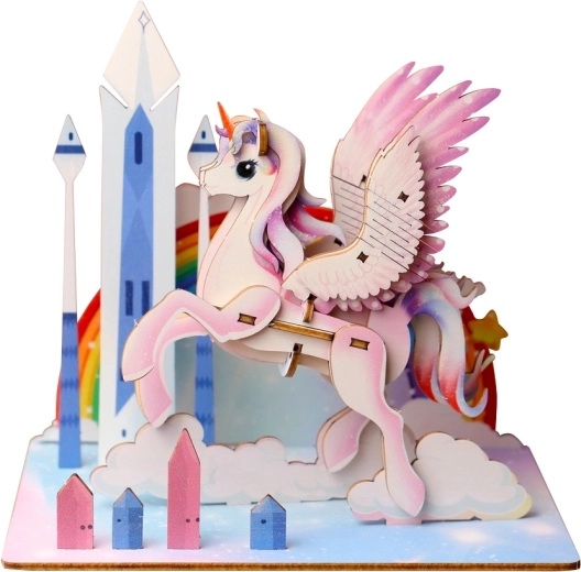 EscapeWelt puzzle 3D in legno unicorno