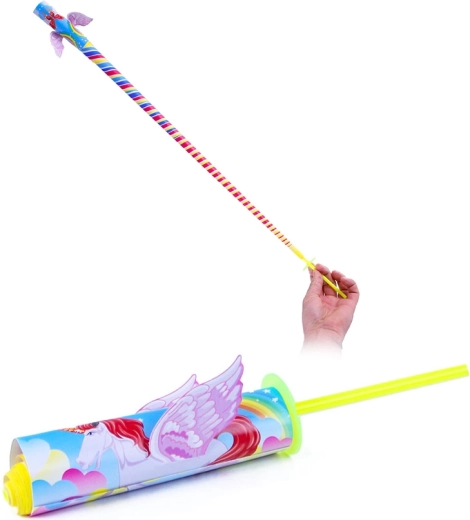 Jojo di carta estensibile con unicorno 20 cm - 1 pezzo