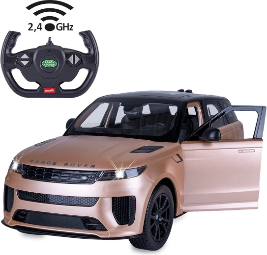 Modello RC dell'auto Land Rover Range Rover Sport SV 1:14 dorato