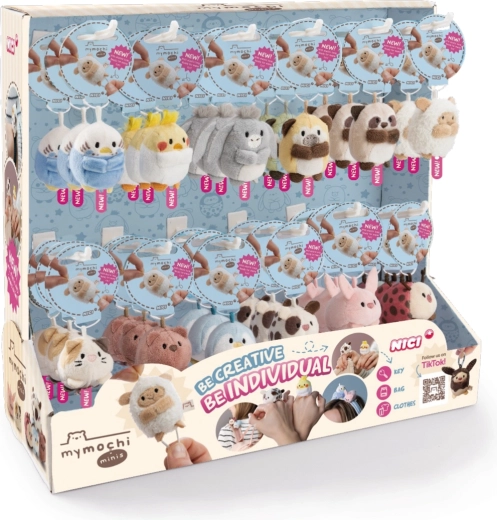 Nici MyMochi Minis Serie 3 – display con portachiavi 5 cm, 36 pz, assortimento