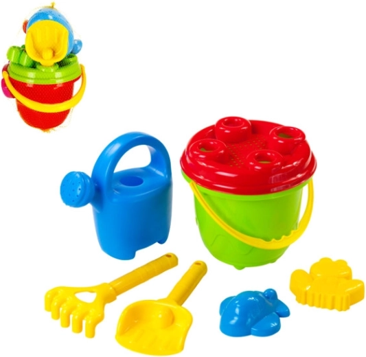 Set da sabbia Coccinella con annaffiatoio