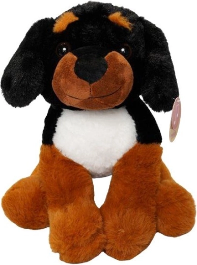 Cagnolino di peluche seduto