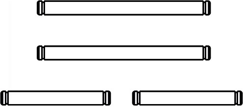 Set di giunti Lightray General, 4 pezzi