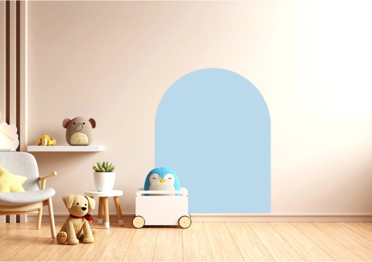 Pellicola magnetica da parete Cleverclixx Clever Blue 95 × 75 cm