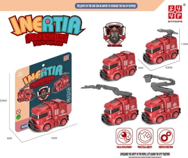 Camioncino dei pompieri a retrocarica 8,5 cm